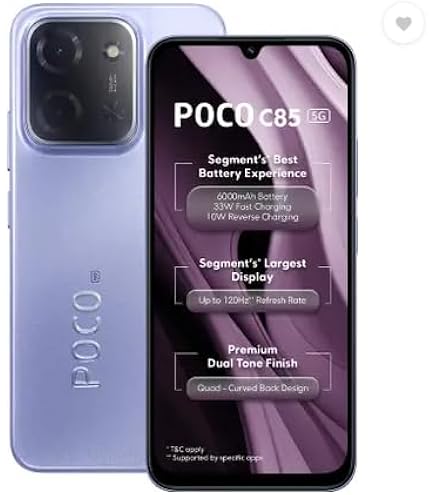 Poco C85 5G Spring Green 6GB RAM 128GB ROM : Amazon.in